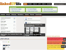Tablet Screenshot of linkeduplife.com